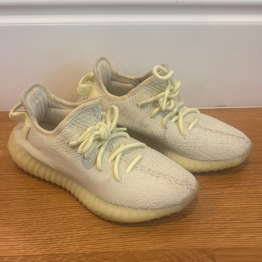 Adidas Yeezy Kids neon yellow Sneakers 350 boost v2